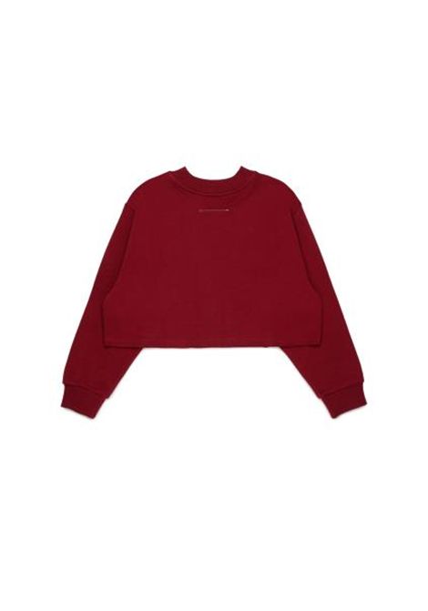Felpa con strass MM6 KIDS MAISON MARGIELA | M61153 MM04HM6403